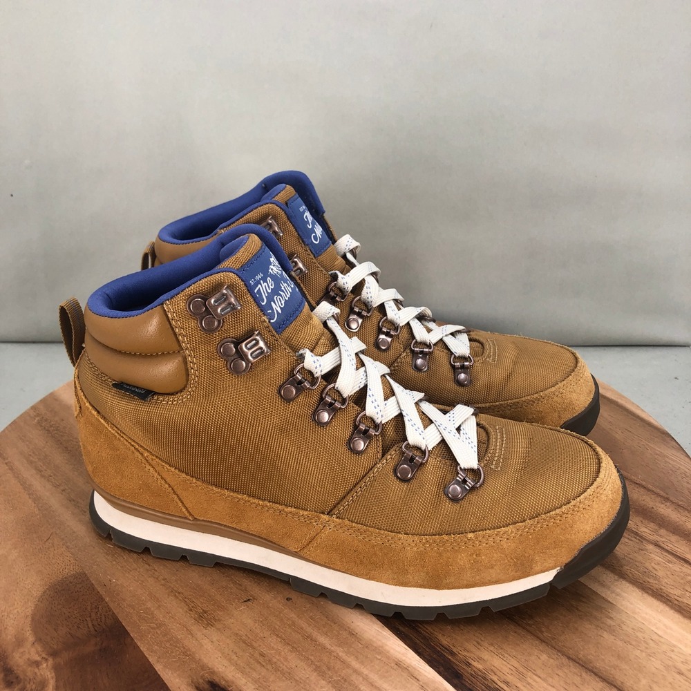 The North Face Back To Berkeley Redux Boots Brown Blue Womens Size 10.5 Lace Up